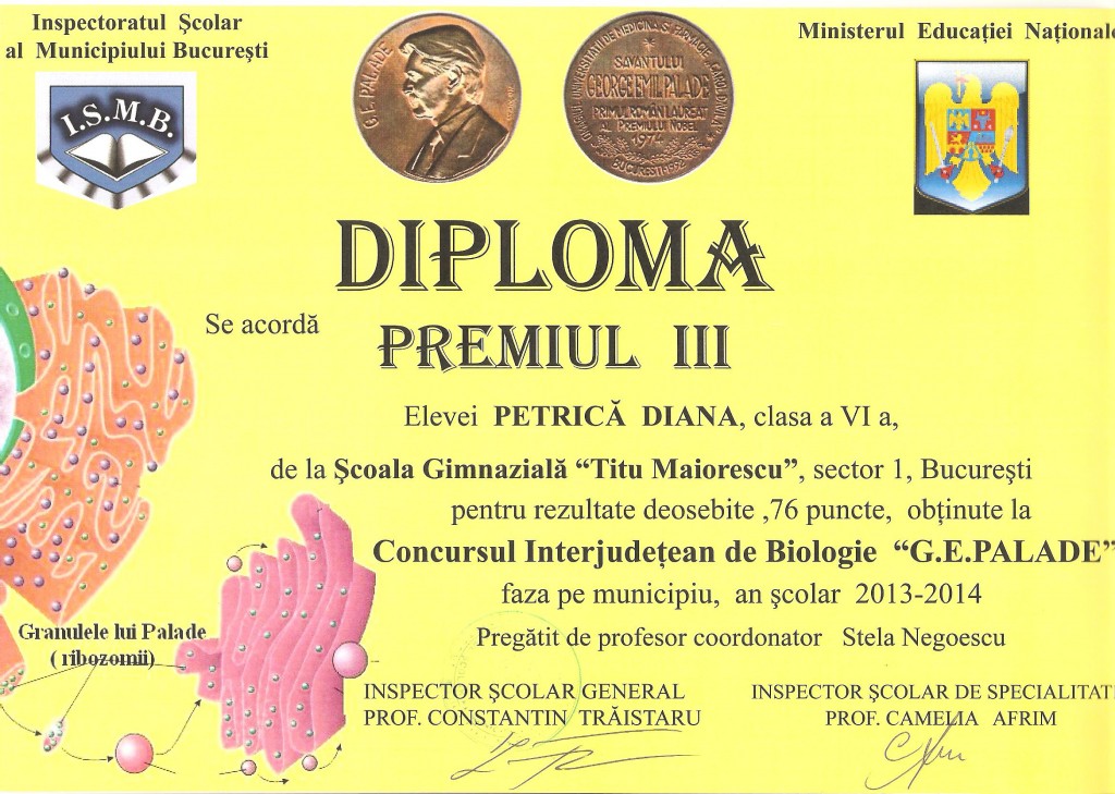 diploma_Petrica_Diana_concurs_biologie_PALADE